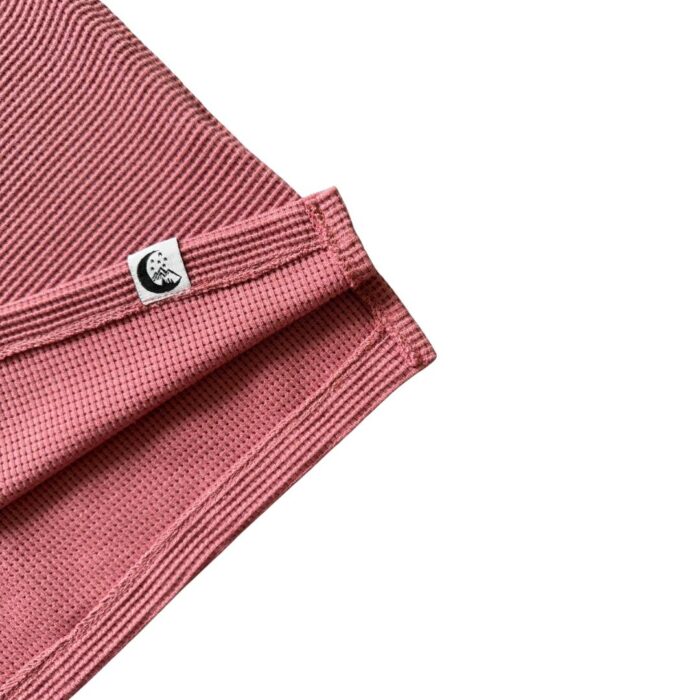 Waffle Quarter Zip | Pink - Image 2