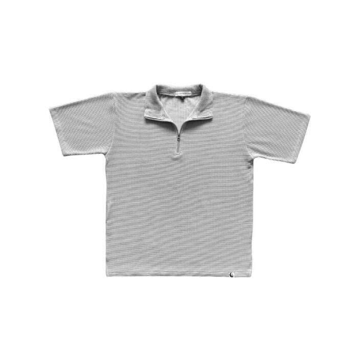 Waffle Quarter Zip | Grey - Image 1
