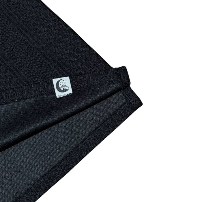 Jacquard Full-Sleeve Shirt | Black - Image 2