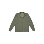 Jacquard Full-Sleeve Shirt | Muted Olive