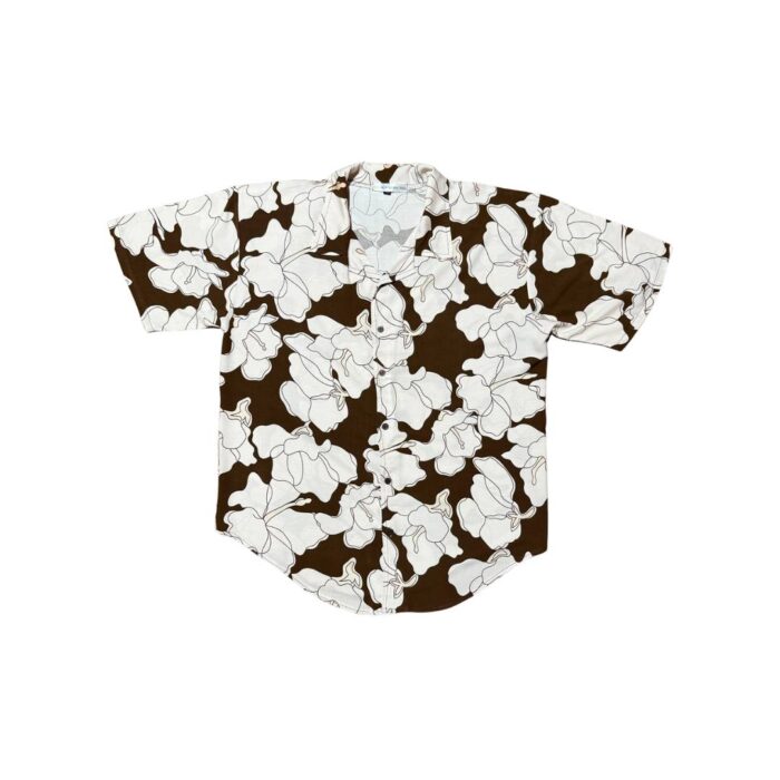 Rayon Shirt | Floral | Cocoa Bloom - Image 1