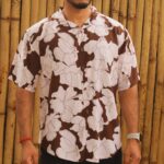 Rayon Shirt | Floral | Cocoa Bloom - Image 3