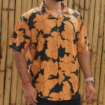 Rayon Shirt | Floral | Honey Leaf - Image 2
