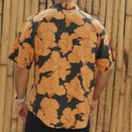 Rayon Shirt | Floral | Honey Leaf - Image 4