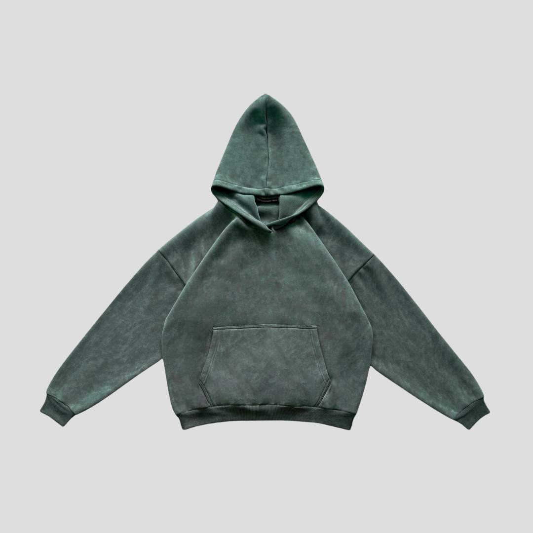 286 Washed Hoodie | Green - Image 1