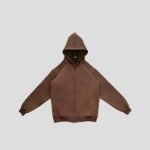 Zipup Hoodie | Brown