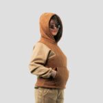 Signature Hoodie | Brown & Beige - Image 4