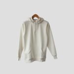 Zipped Hoodie | White