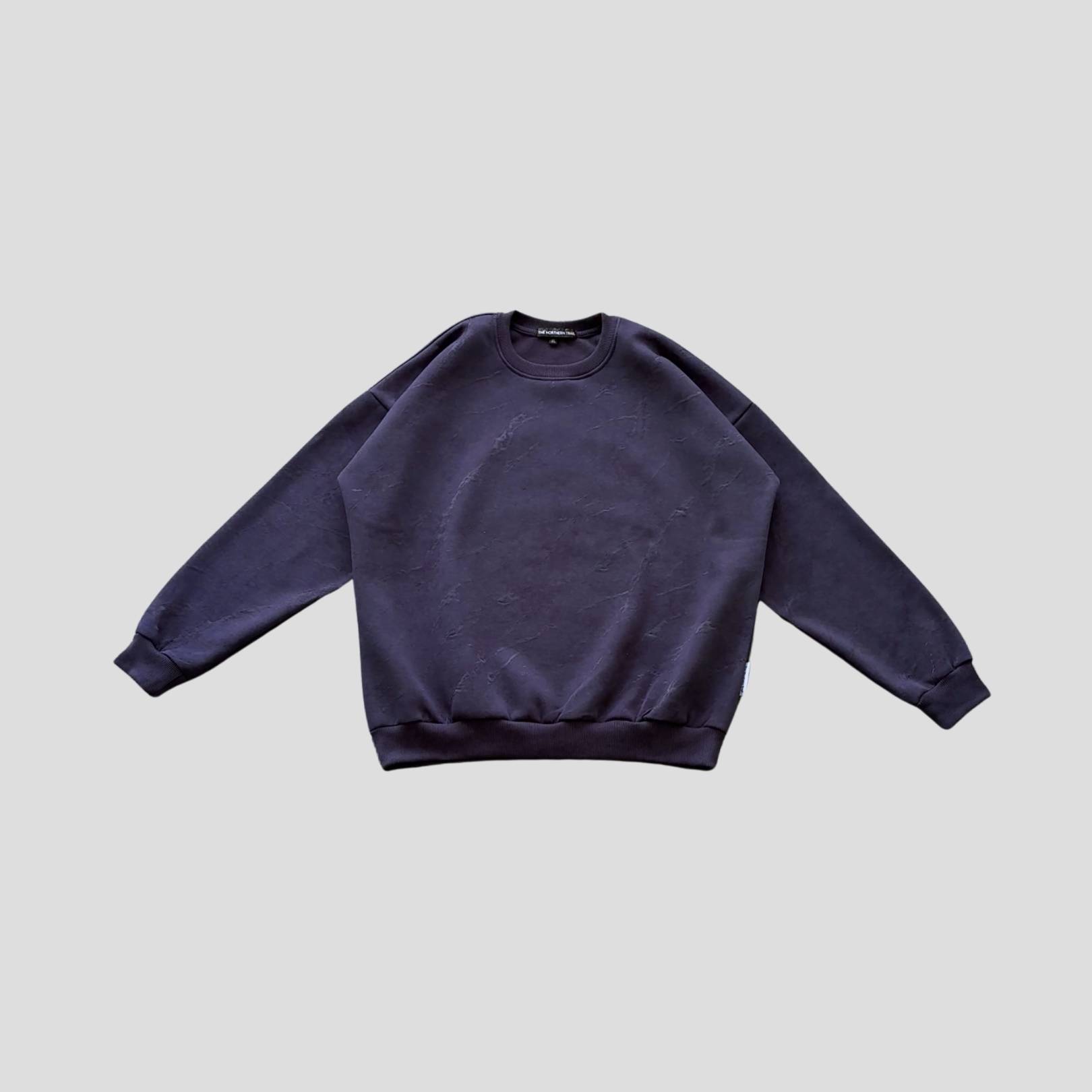 DSW Navy Distressed Sweatshirt | Navy - Image 1