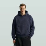 Washed Hoodie | Navy